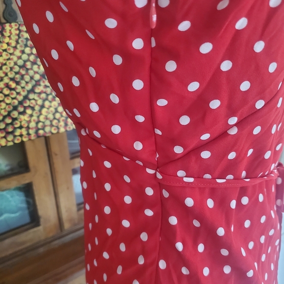 Princess Polly Red Polka Dot Mini Dress - Picture 4 of 10